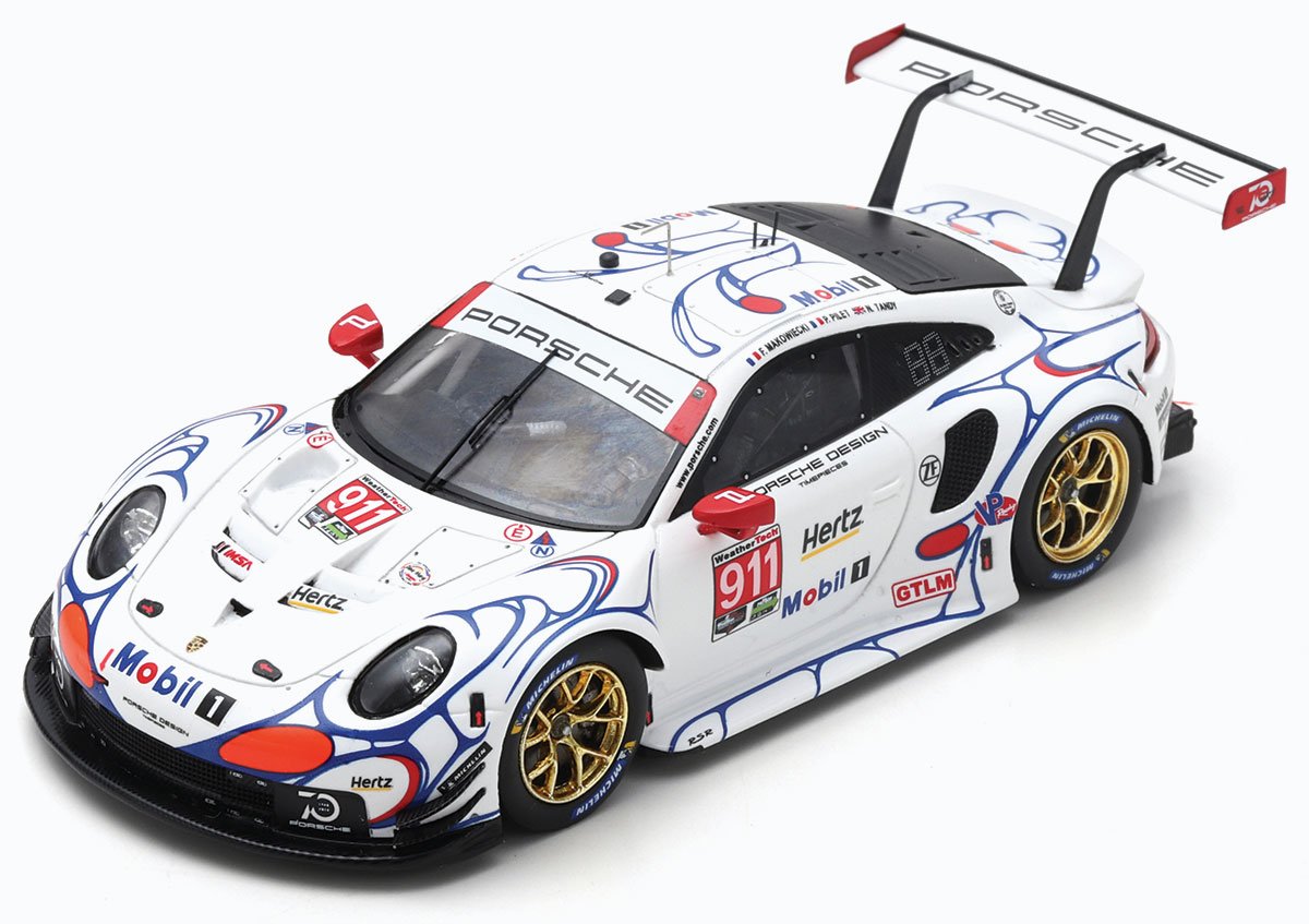 【SPARK】Porsche 911 RSR Le Mans 2018 1:43 2018 Petit Le Mans Porsche models from Spark