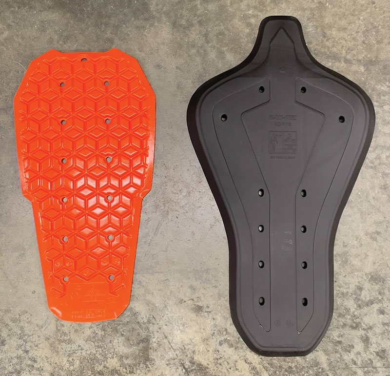 Rukka Nivala back protector vs Stadler Supervent 3 back protector