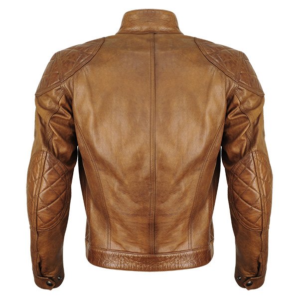 Belstaff Mojave leather jacket in burnt cuero