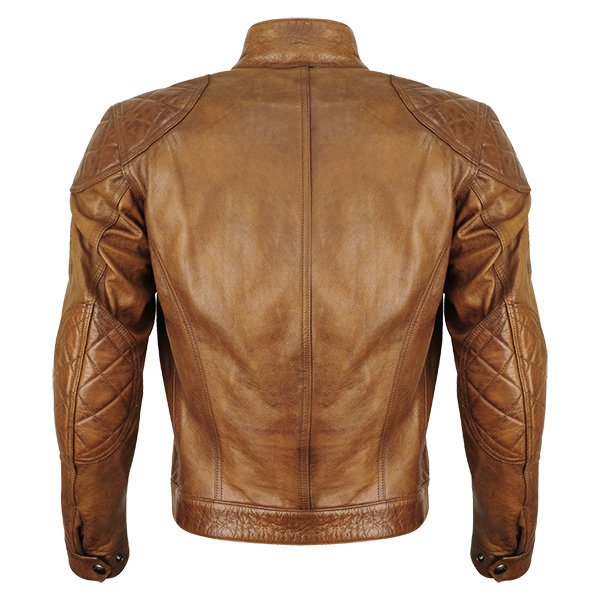Belstaff Mojave leather jacket in burnt cuero
