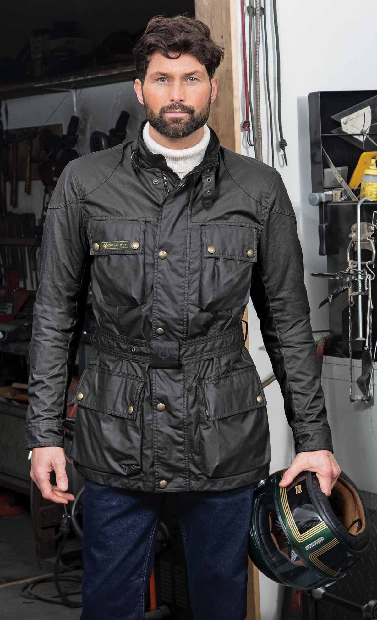 Belstaff Six ounce Trialmaster jacket lifestyle