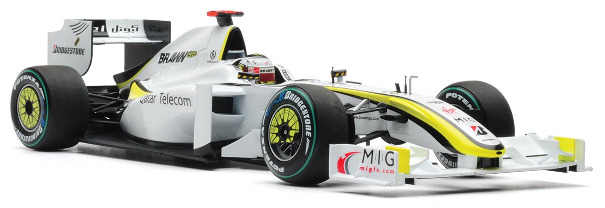 Diecast model cars Mercedes F1 1/18 Minichamps brawn gp bgp 001 no.22  virgin j. button f1 2009 