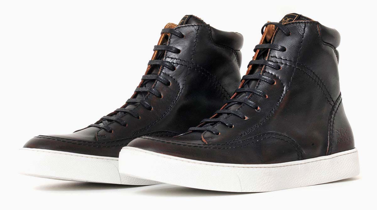 Rokker City Sneaker antique black right to left