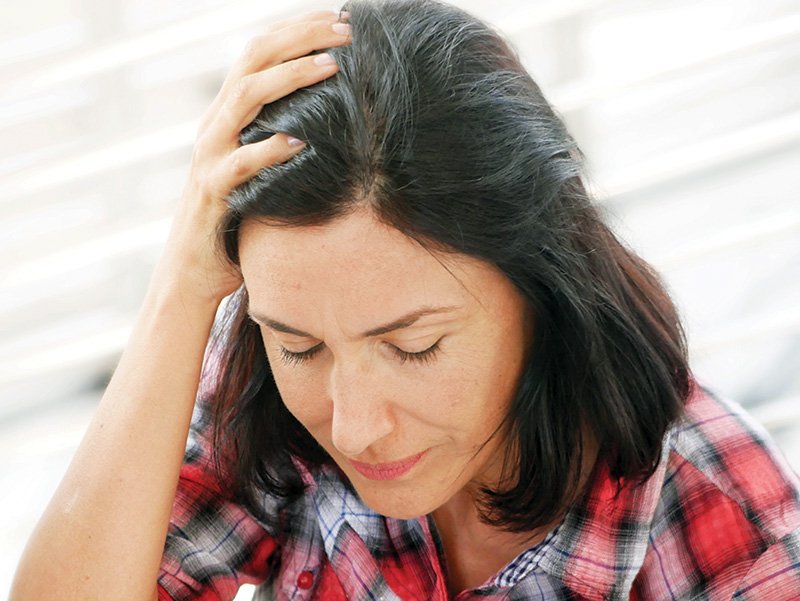 Motorcycle helmet headache