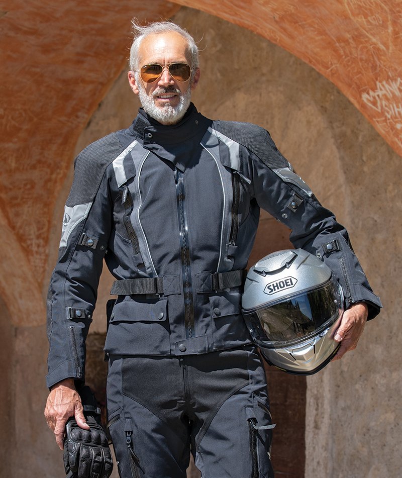 Summer Vented Motorcycle Jacket & Gloves Motorbike Protective Clothing 