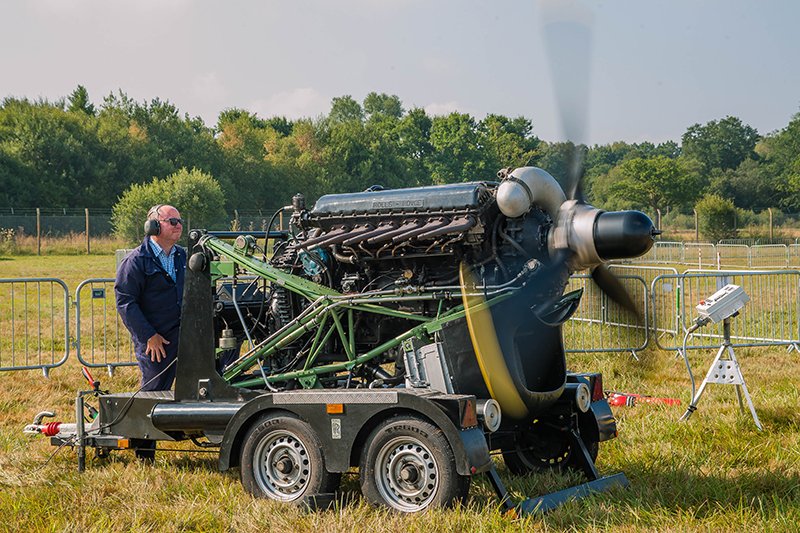 Merlin engine demonstration