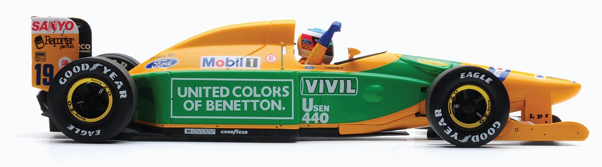 1:18 Minichamps Benetton Ford B192 1st GP Victory Spa Schumacher 1992 