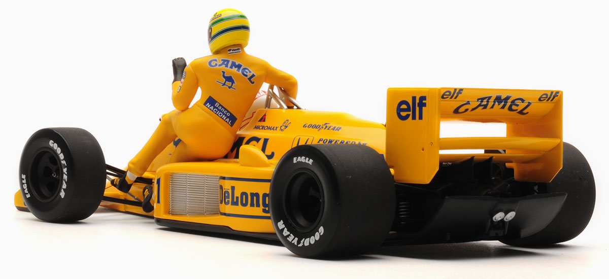 1:43 figurine pilote Ayrton Senna 1987 Lotus driver figure 1:43 figurine pilote Ayrton Senna 1987 Lotus driver figure