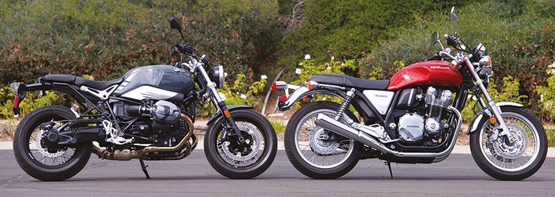 Modern retro motorcycles