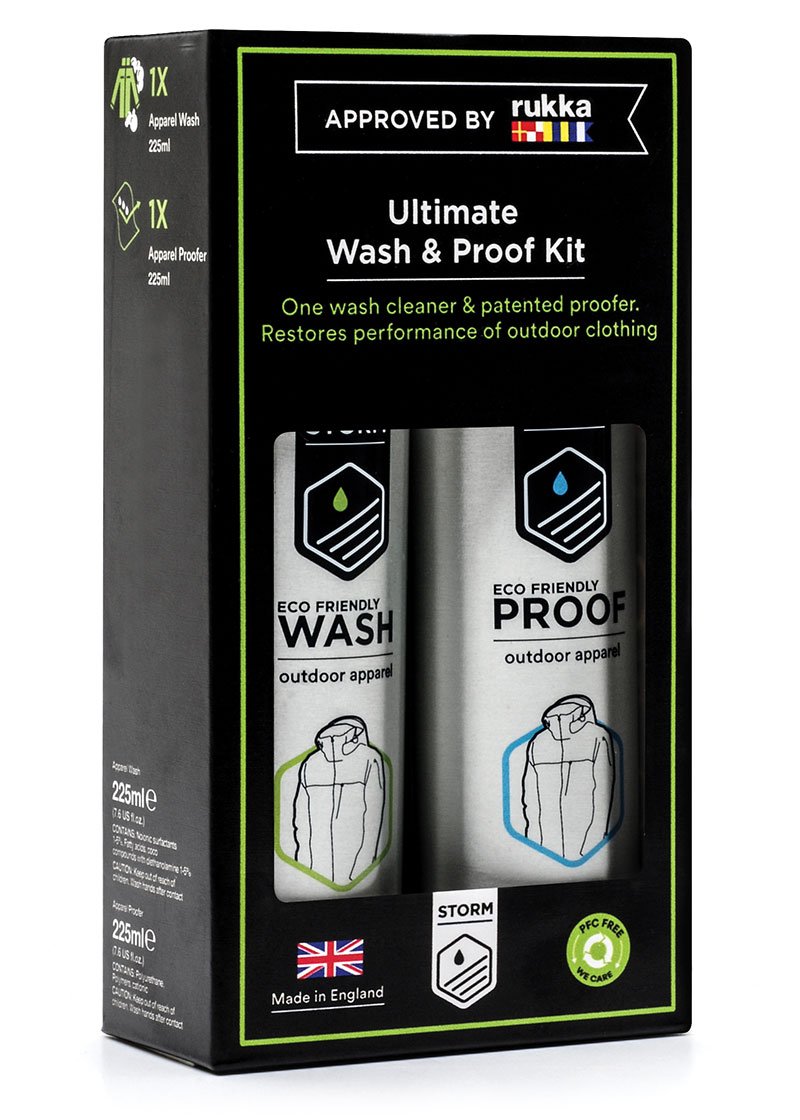 Rukka x Storm wash and proof kit