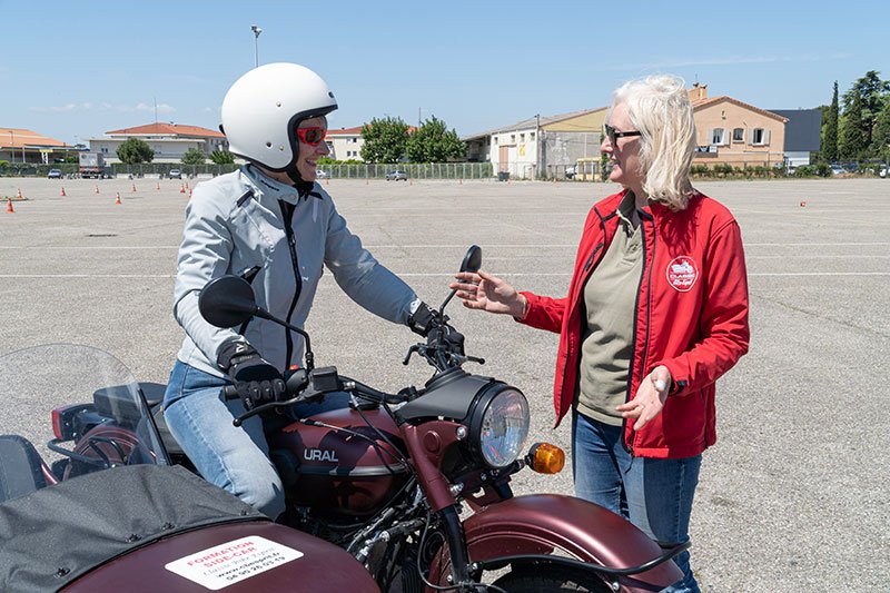 Sara with Sarah Thomas of Classic Bike Esprit