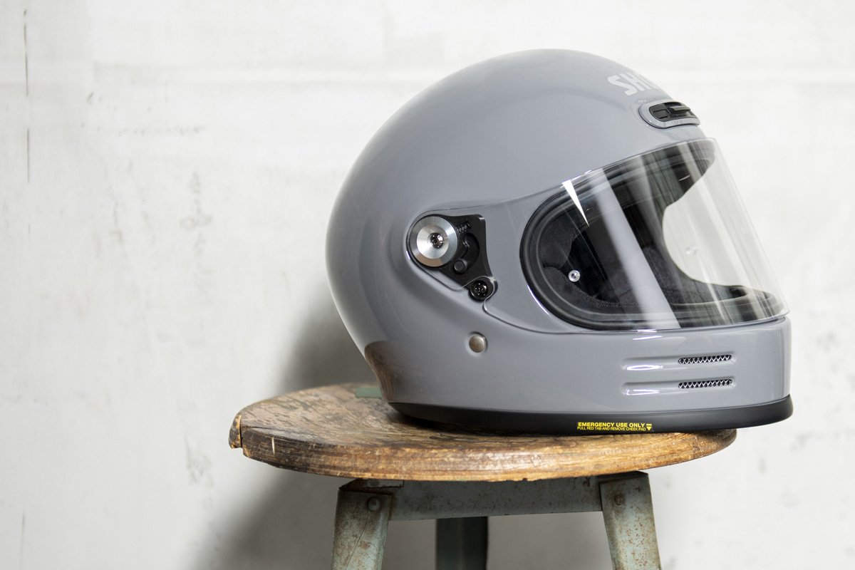 Shoei Glamster helmet header
