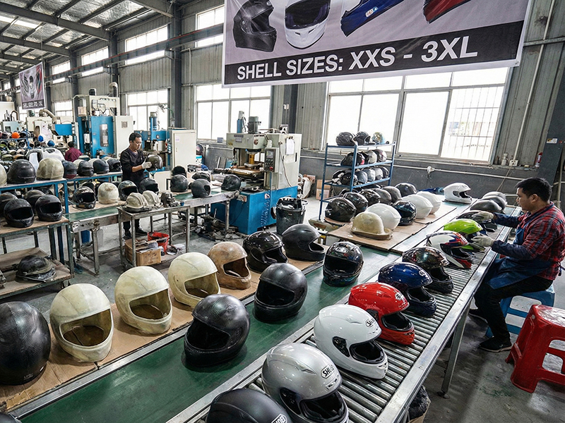 motorcycle-helmet-shell-sizes