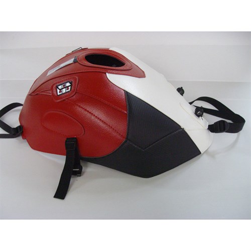 Bagster tank cover S1000 RR / S1000 RR HP4 - white / red / carbon triangle
