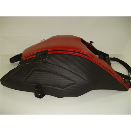 Bagster tank cover DIAVEL - carbon / red stripe