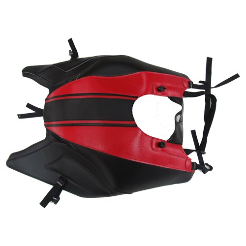 Bagster tank cover Diavel - carbon / red deco