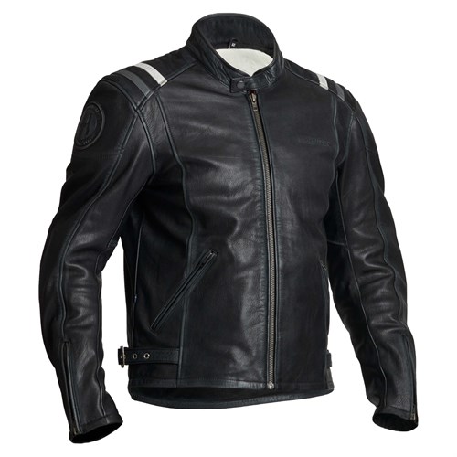 Halvarssons Skalltorp leather jacket in black